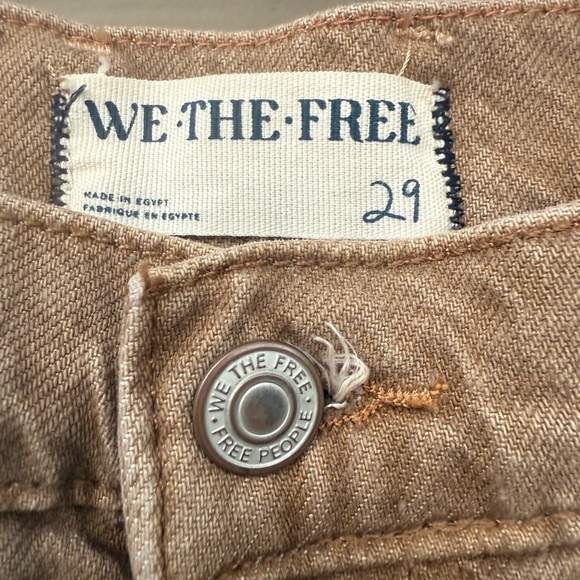 We the Free Final Countdown Cuffed Low Rise Jeans TUMBLEWEED 29 - Picture 8 of 16
